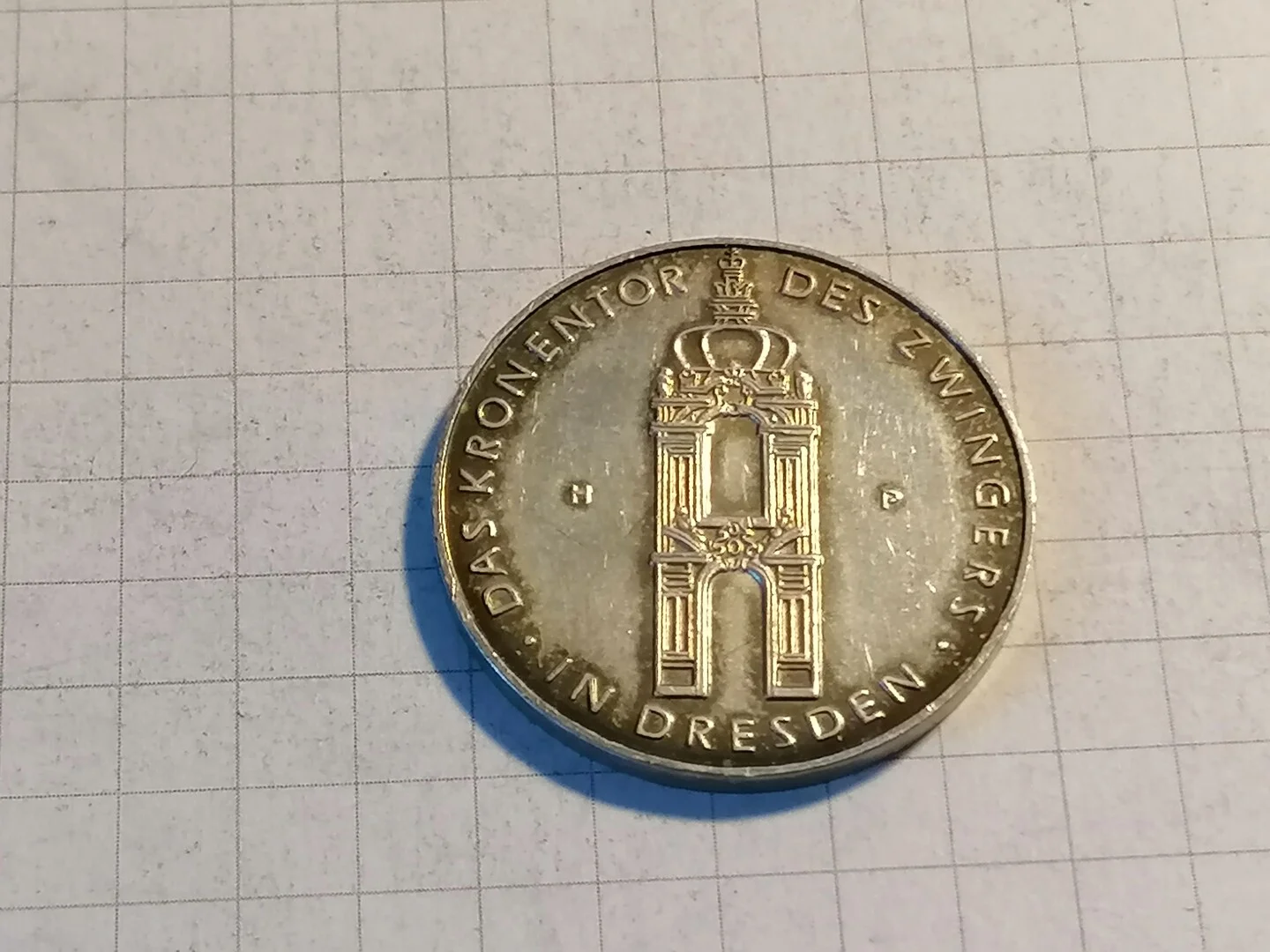 Das Kronentor des Zwingers in Dresden 1967