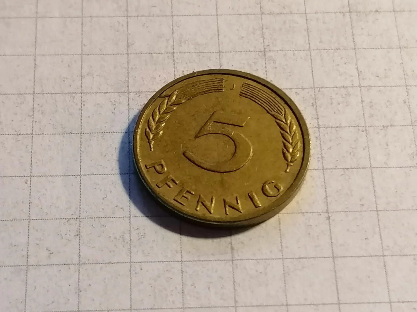 5 Pfennige 1950 J