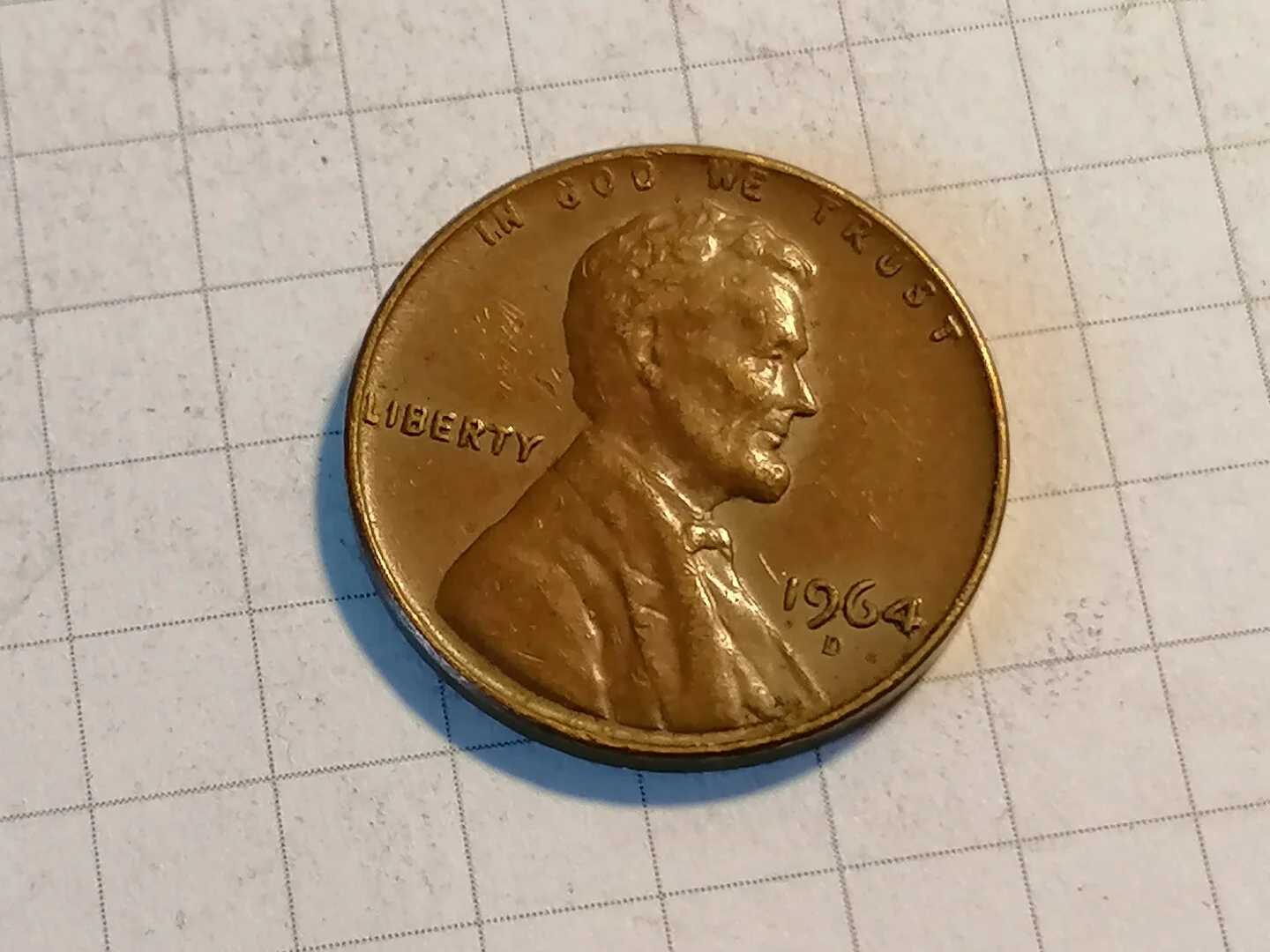 USA 1 Cent 1964 D