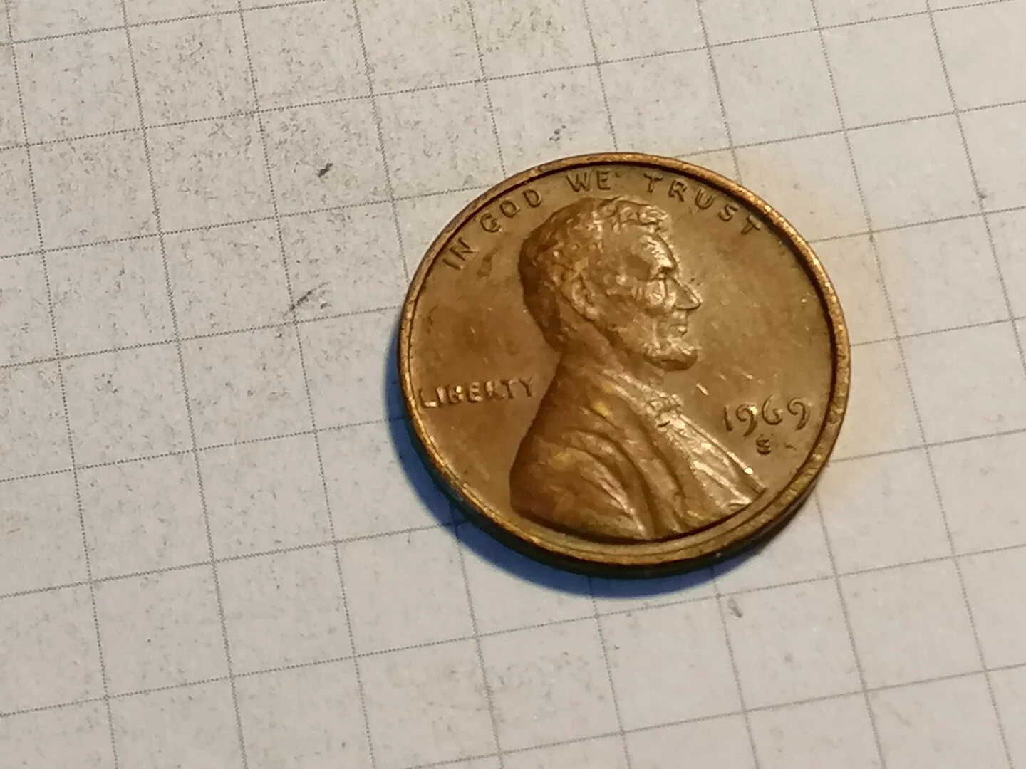 USA 1 Cent 1969 S